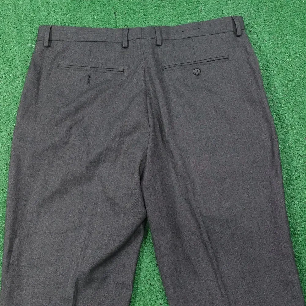 Banana Republic Pants Mens 36x32 Gray Slim Fit Dress Slacks‎ Waist 37x31